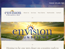 Tablet Screenshot of envisioncounselingjcmo.com